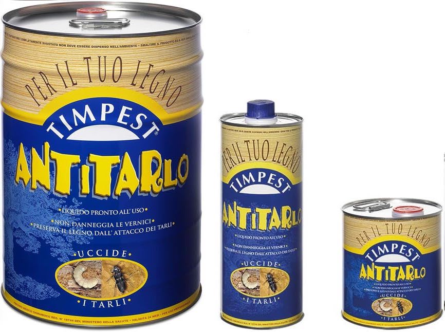 TIMPEST ANTITARLO FUNGICIDA ANTIALGA PROFESSIONALE Per Legno INTERNO - ESTERNO