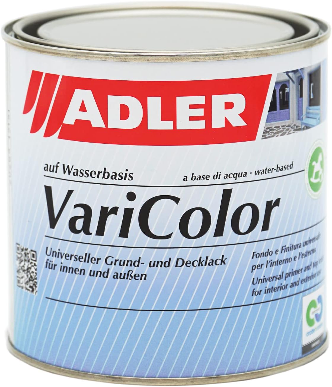 Varicolor Adler - Fondo e finitura opaco universale con effetto primer per il fai da te e il professionista