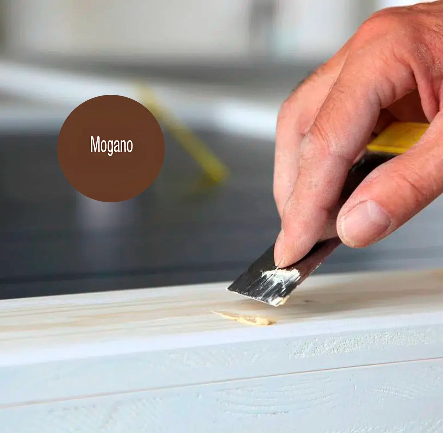 Stucco per legno WOODLITE noce scuro Aguaplast tubo 125 ml