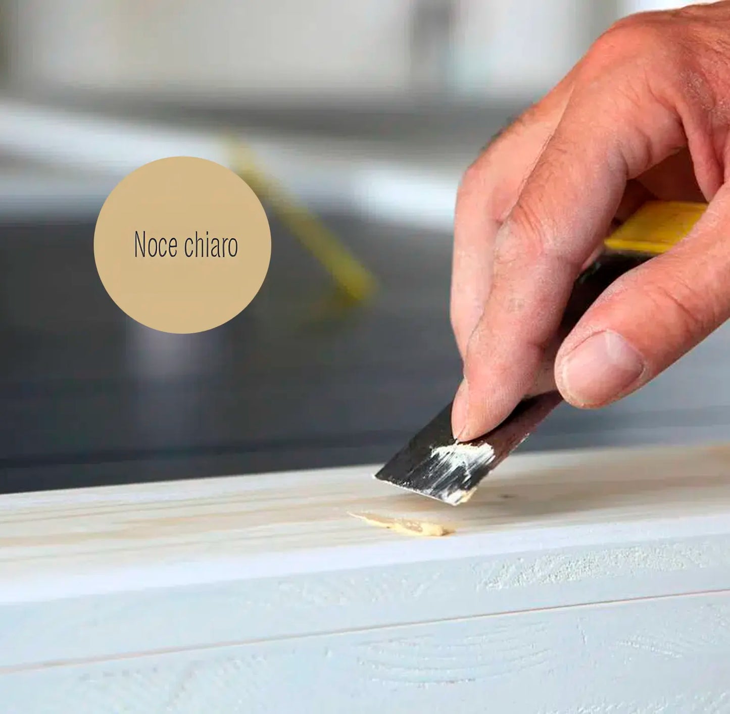 Stucco per legno WOODLITE noce scuro Aguaplast tubo 125 ml