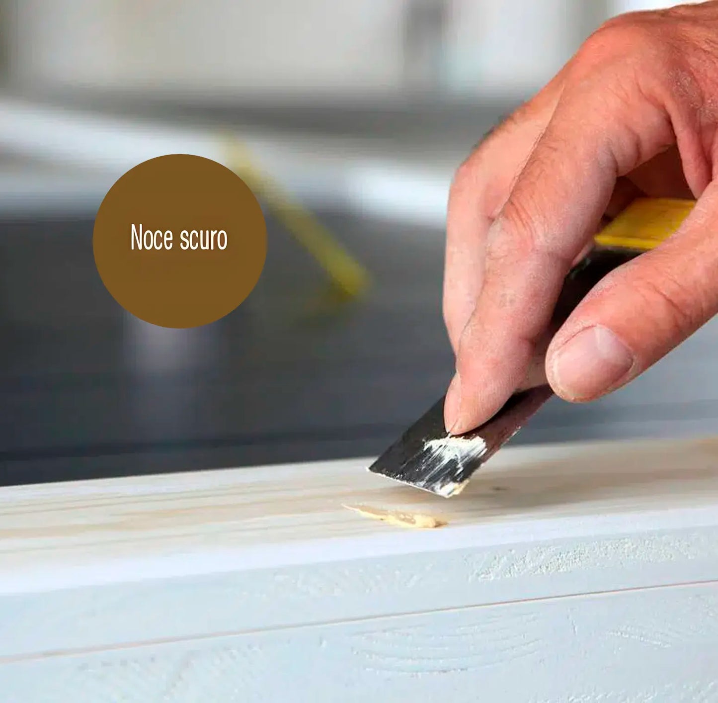 Stucco per legno WOODLITE noce scuro Aguaplast tubo 125 ml