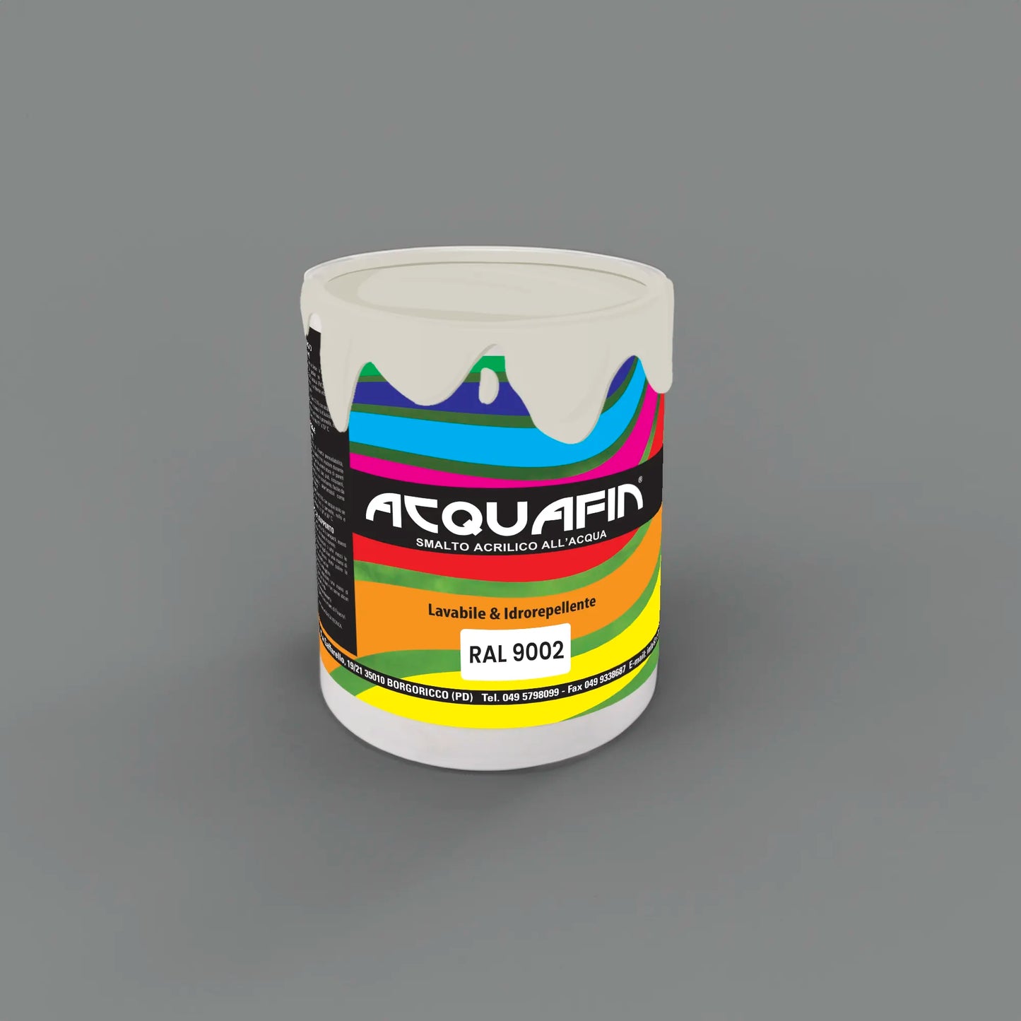 ACQUAFIN smalto all'acqua LUCIDO universale professionale