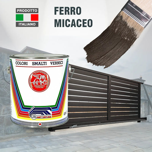 Smalto ferromicaceo antichizzato per ferro, protettivo ed anticorrosivo - FIN ANTICO GG