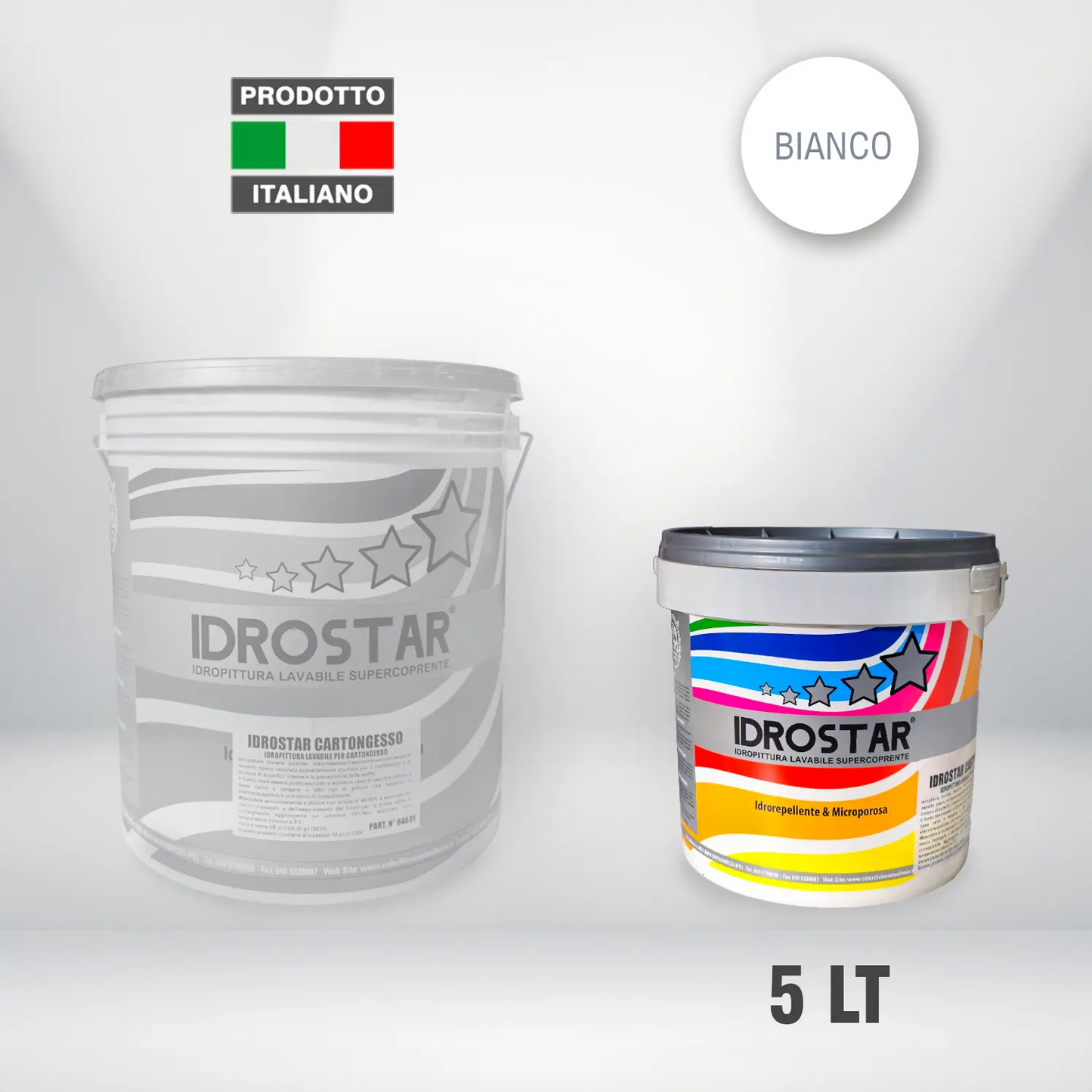 IDROSTAR CARTONGESSO Idropittura lavabile supercoprente IDROREPELLENTE E MICROPOROSA