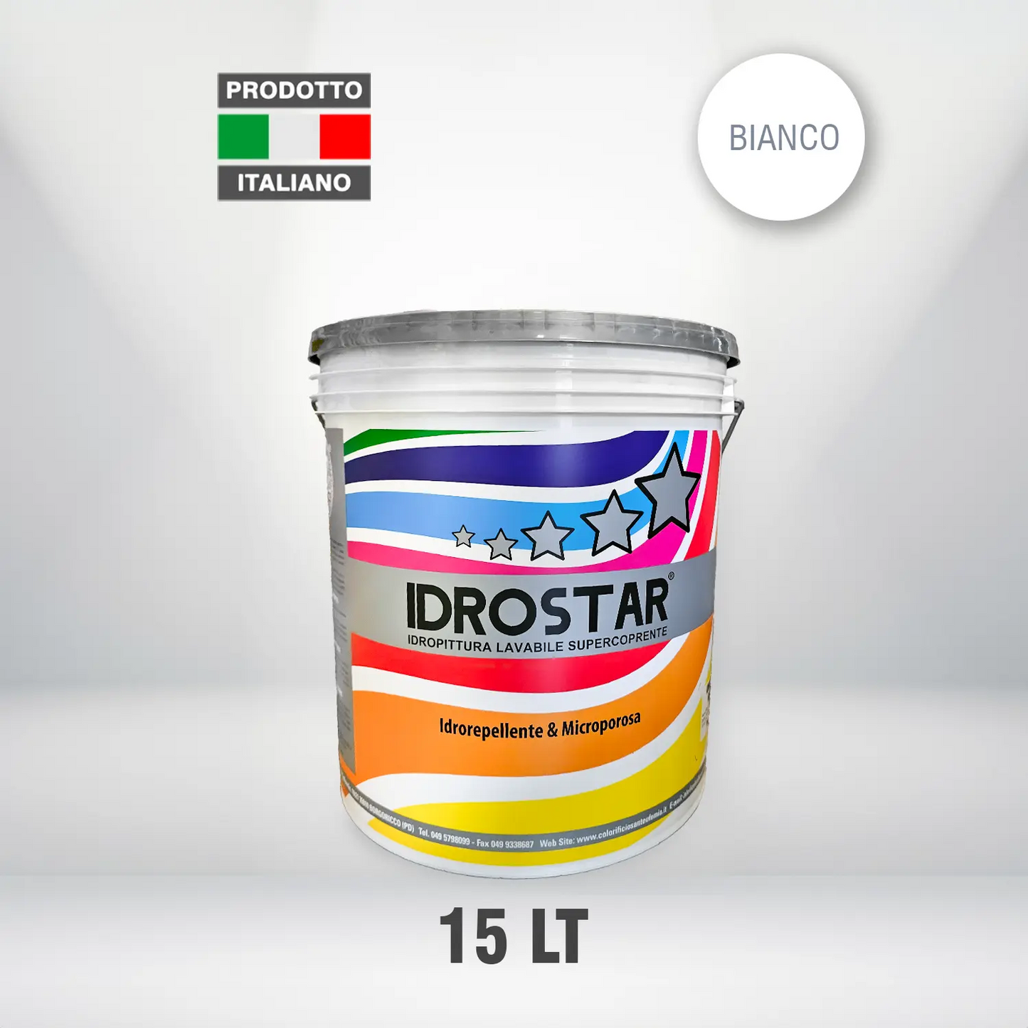 IDROSTAR GOLD Idropittura lavabile supercoprente IDROREPELLENTE E MICROPOROSA