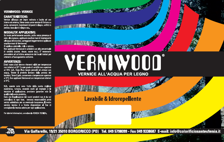 VERNISAT vernice all'acqua trasparente satinata