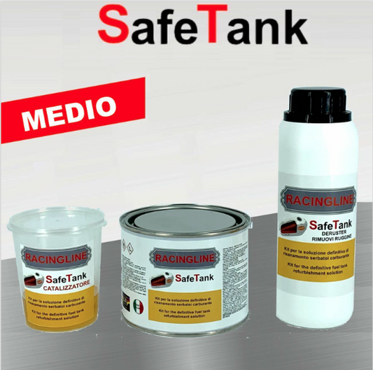 SAFETANK TRATTAMENTO BONIFICA RISANAMENTO SERBATOI KIT COMPLETO AUTO MOTO