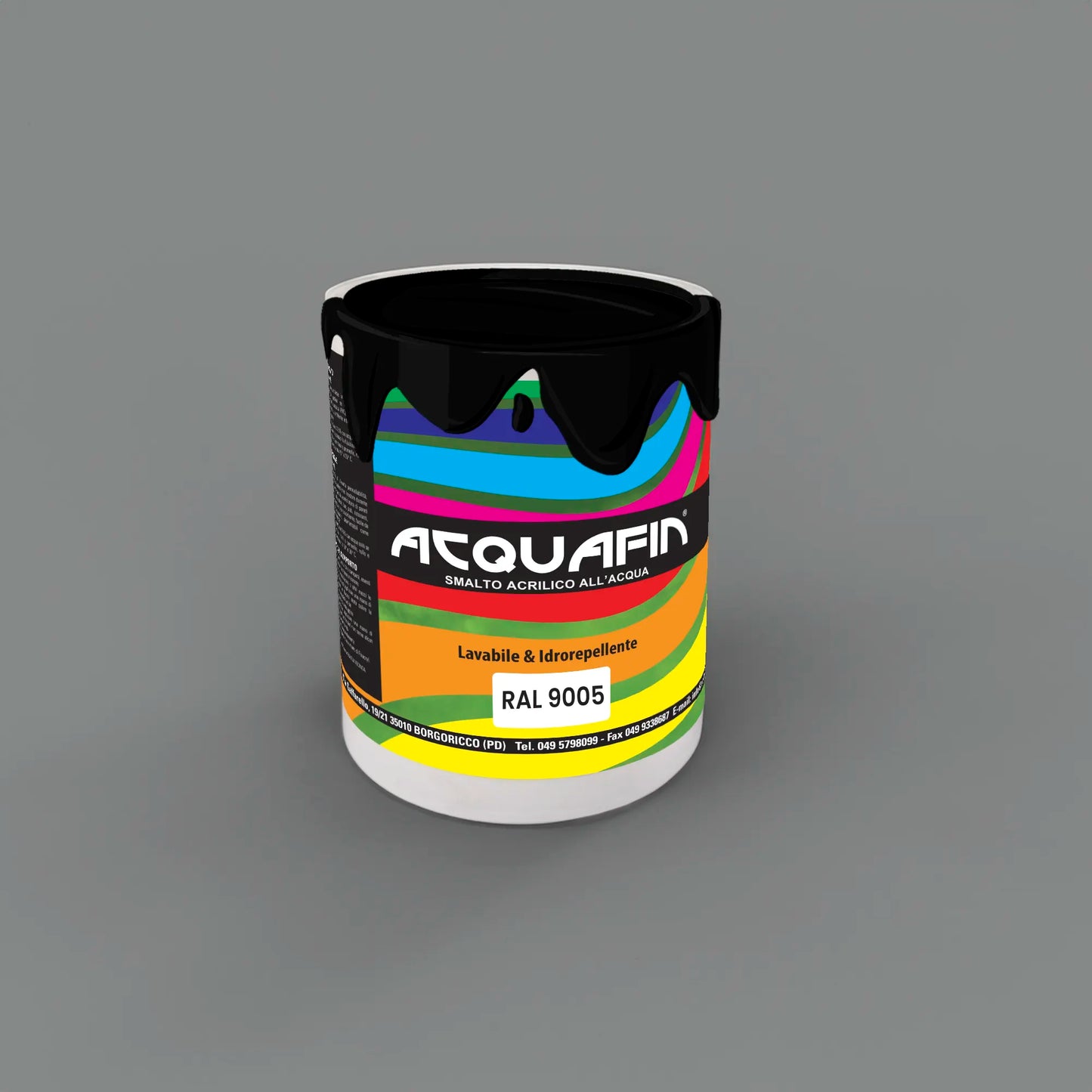 ACQUAFIN smalto all'acqua LUCIDO universale professionale