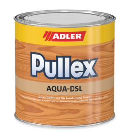 Pullex AQUA-DSL Finitura TRASPARENTE-PIGMENTATA all'ACQUA per legno ADLER