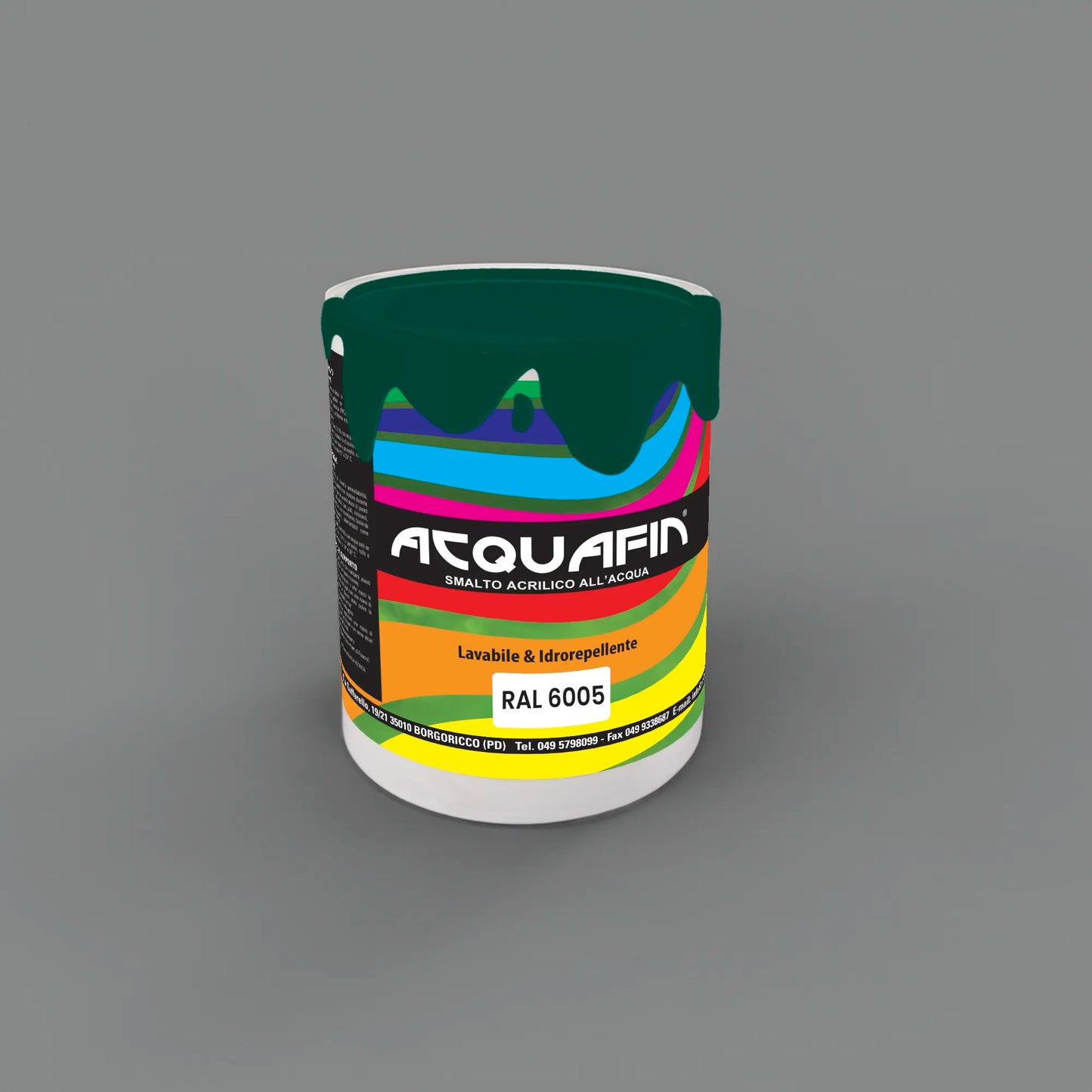 ACQUAFIN smalto all'acqua LUCIDO universale professionale