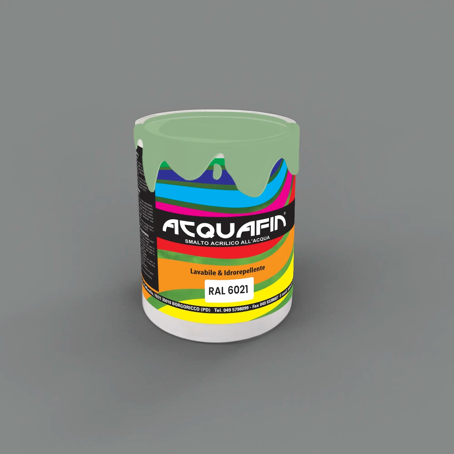 ACQUAFIN smalto all'acqua LUCIDO universale professionale