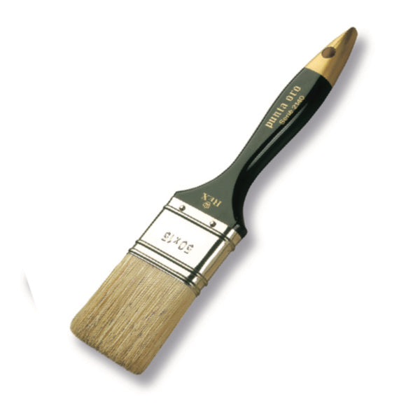 PENNELLO MANICO IN LEGNO LACCATO SETOLA NATURALE 2140 SERIE ORO