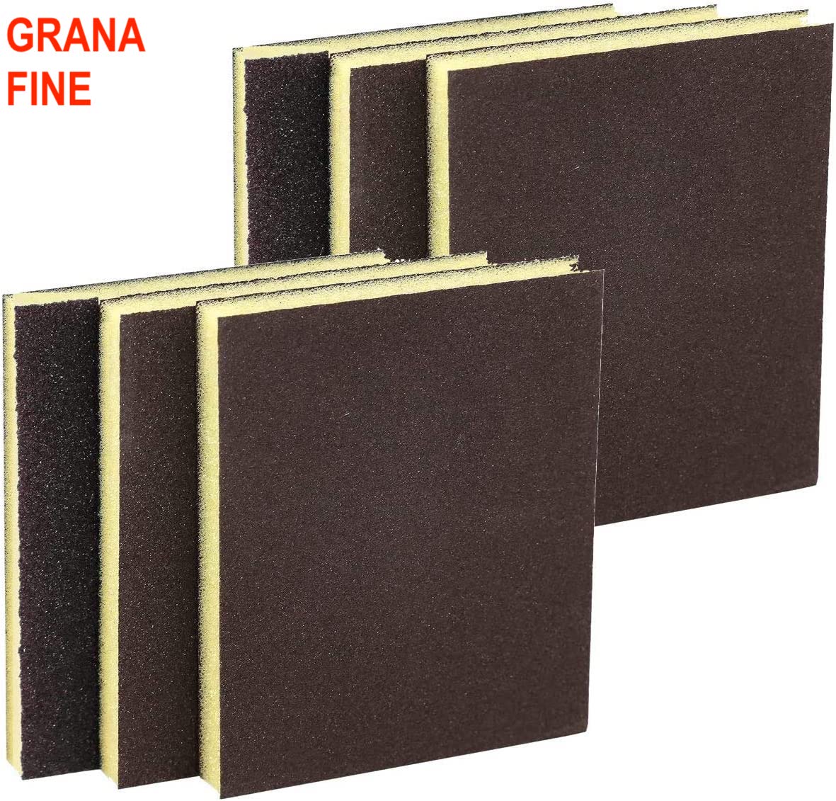 Spugne Abrasive Per Uso Per Sabbiatura Secco Umido Grana Grossa Media Fine