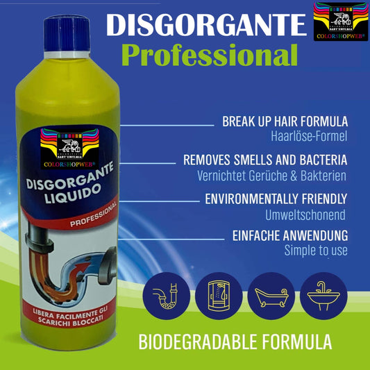 Disgorgante DISOTTURANTE professionale liquido sifoni lavandini wc tubi