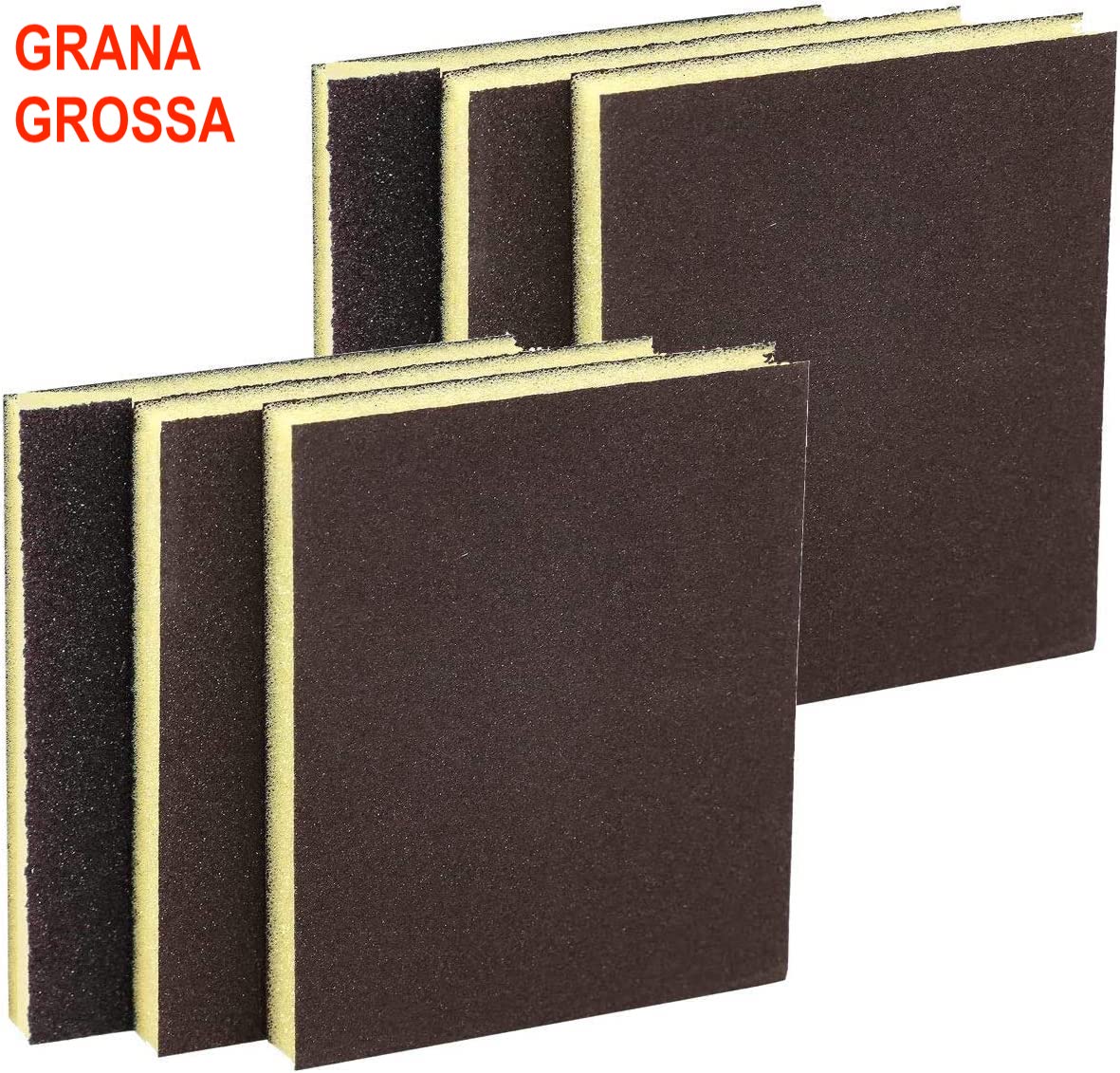 Spugne Abrasive Per Uso Per Sabbiatura Secco Umido Grana Grossa Media Fine