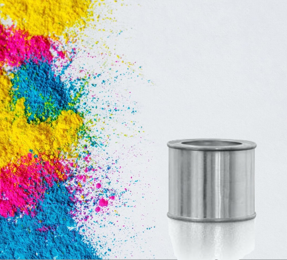 Barattoli in latta vuota per vernici e solventi con coperchio