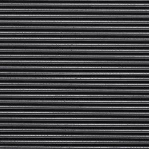 Tappeto 100% gomma ALTO spessore 3mm | Pavimento gomma MILLERIGHE antiscivolo nero | Gomma a metro per pedane e passatoie | Rivestimento furgoni e scalinate esterne | No PVC
