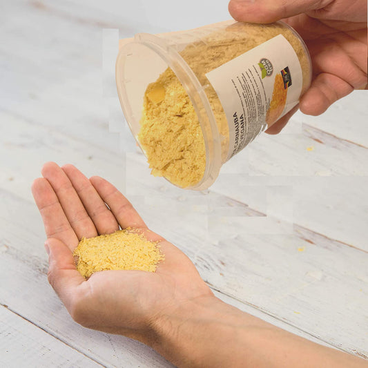 CERA CARNAUBA fiocchi scaglie pura 100% vegana SENZA OGM