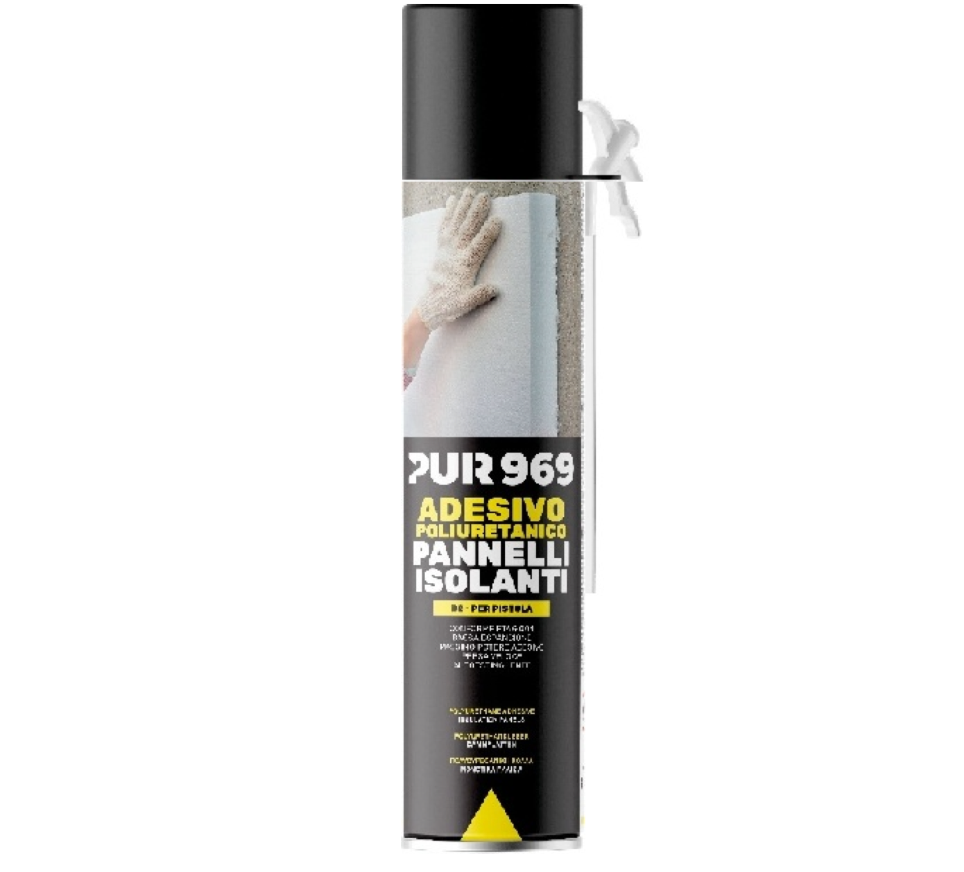 PUR 974 Adesivo poliuretanico - PANNELLI ISOLANTI - manuale - 750 ml