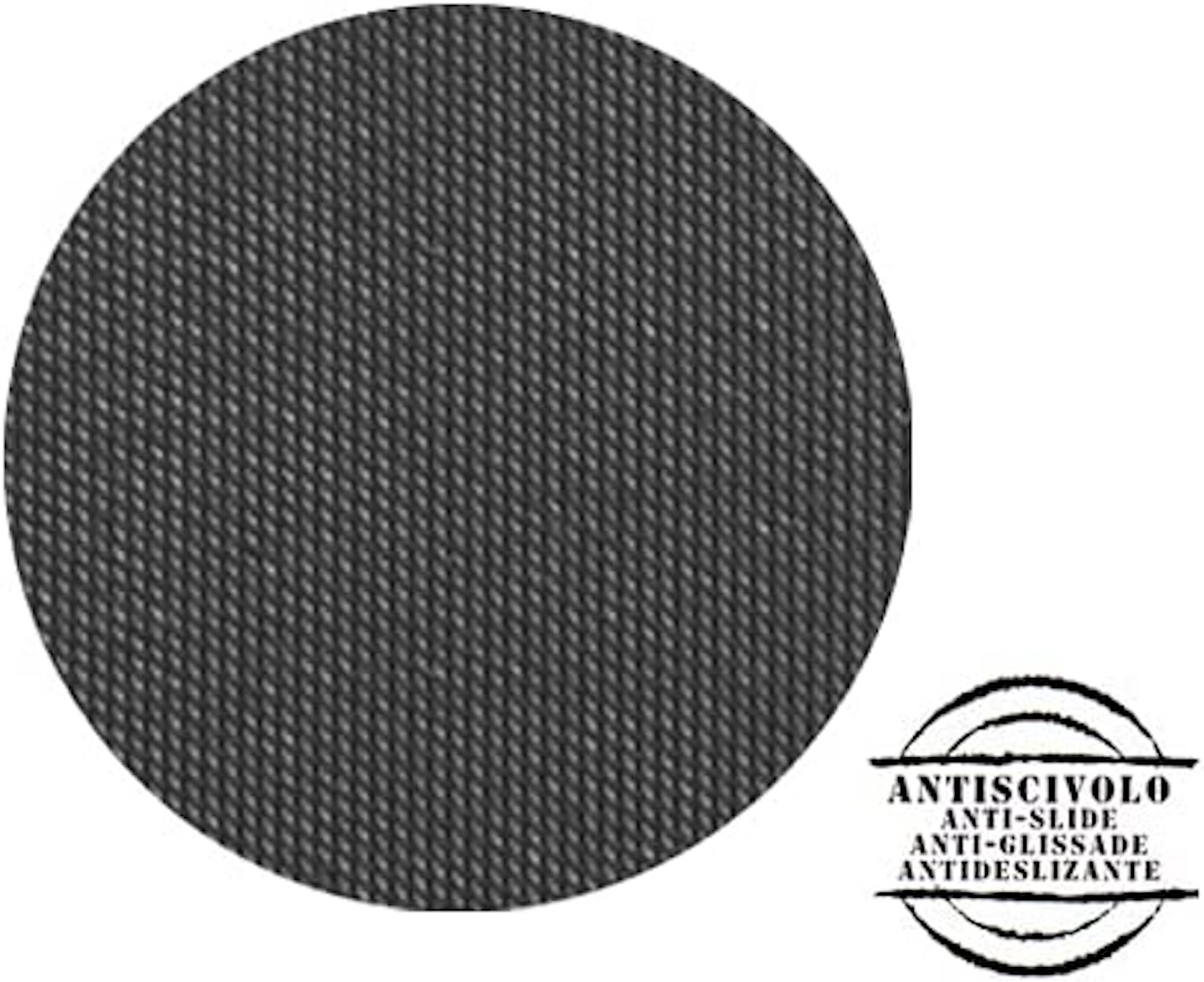 Tappeto 100% gomma ALTO spessore 3mm | Pavimento gomma BOLLO antiscivolo nero | Gomma per pedane e passatoie | Rivestimento furgoni e scalinate esterne | No PVC