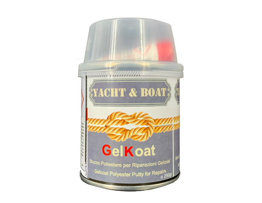 STUCCO GELCOAT 250 ml FILLER BICOMPONENTE NAUTICO RIPARAZIONE BARCHE
