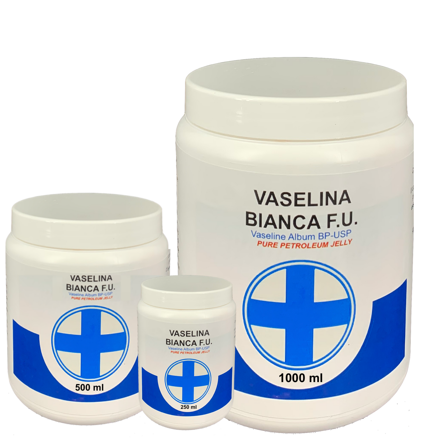 Vaselina Bianca filante USP pura barattoli - cura tatuaggio vasellina