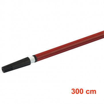 Prolunga telescopica in ferro con verniciatura antiscivolo.