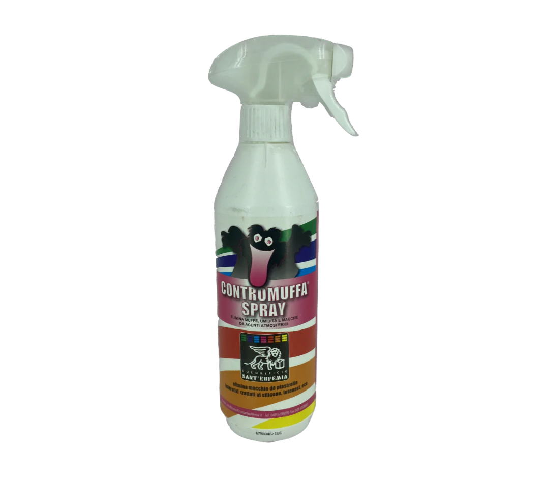 CONTROMUFFA - Disinfettante ANTIMUFFA battericida Ecologico elimina muffa funghi alghe PROFESSIONALE