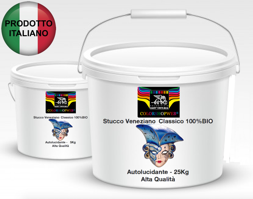 Stucco Veneziano Autolucidante Classico 100%BIO HIGH-QUALITY LUCIDO