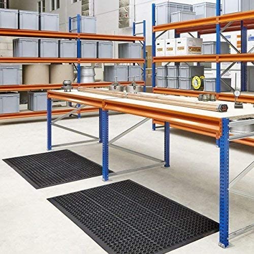 ZERBINO tappeto entrata gomma esterni antiscivolo drenante Grande 90x150 cm