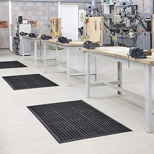 ZERBINO tappeto entrata gomma esterni antiscivolo drenante Grande 90x150 cm