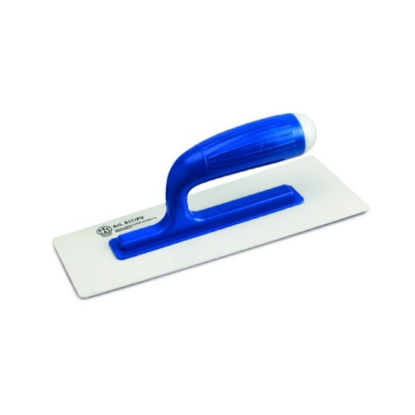 Frattone lama plastica bianca incollato spessore lama 1 mm adatto per acrilici manico e supporto in PVC