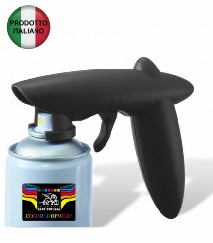IMPUGNATURA A PISTOLA PER BOMBOLETTE SPRAY UNIVERSALE ANTIURTO
