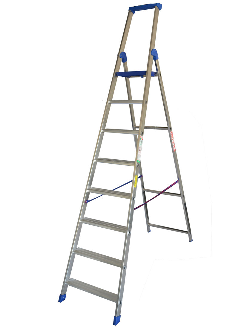 Scala in alluminio Climb Evo Da 3 a 8 gradini Da mt 1,45 a 2,85