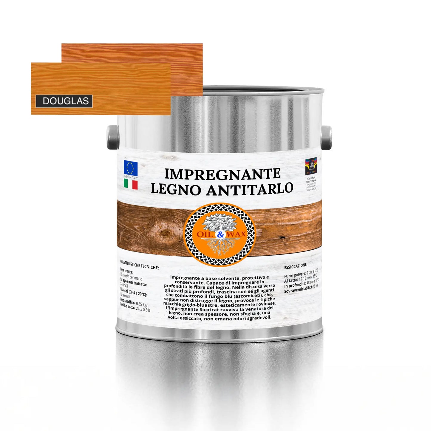 IMPREGNANTE Per Legno Interno-esterno Antitarlo Fungicida Antialga PROFESSIONALE - SICOTRAT