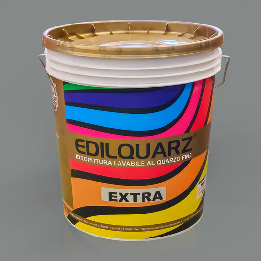 EDILQUARZ EXTRA pittura al quarzo  per esterno bianco