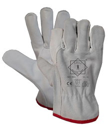 Guanti ZEUS 2024 misto fiore bovino dorso crosta bordato