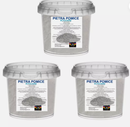 Polvere da Bagno per Cincillà e Animali Piccoli Sabbia di Pomice Detergente Naturale e Pura per la Pulizia di Degu, Criceti e Gerbilli