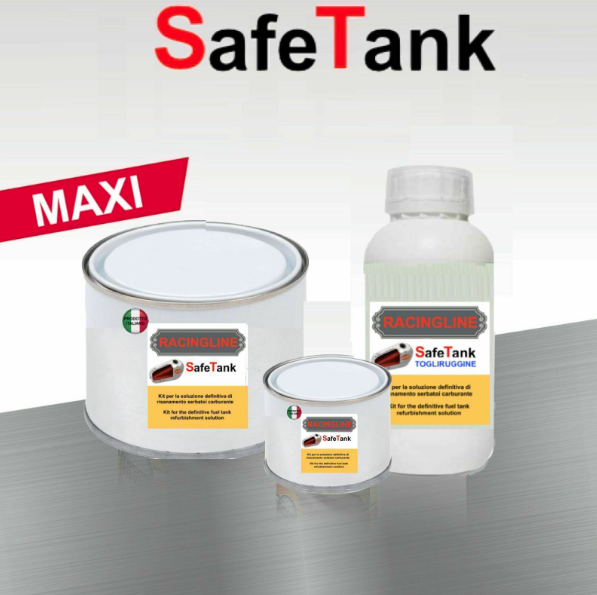 SAFETANK TRATTAMENTO BONIFICA RISANAMENTO SERBATOI KIT COMPLETO AUTO MOTO MINI