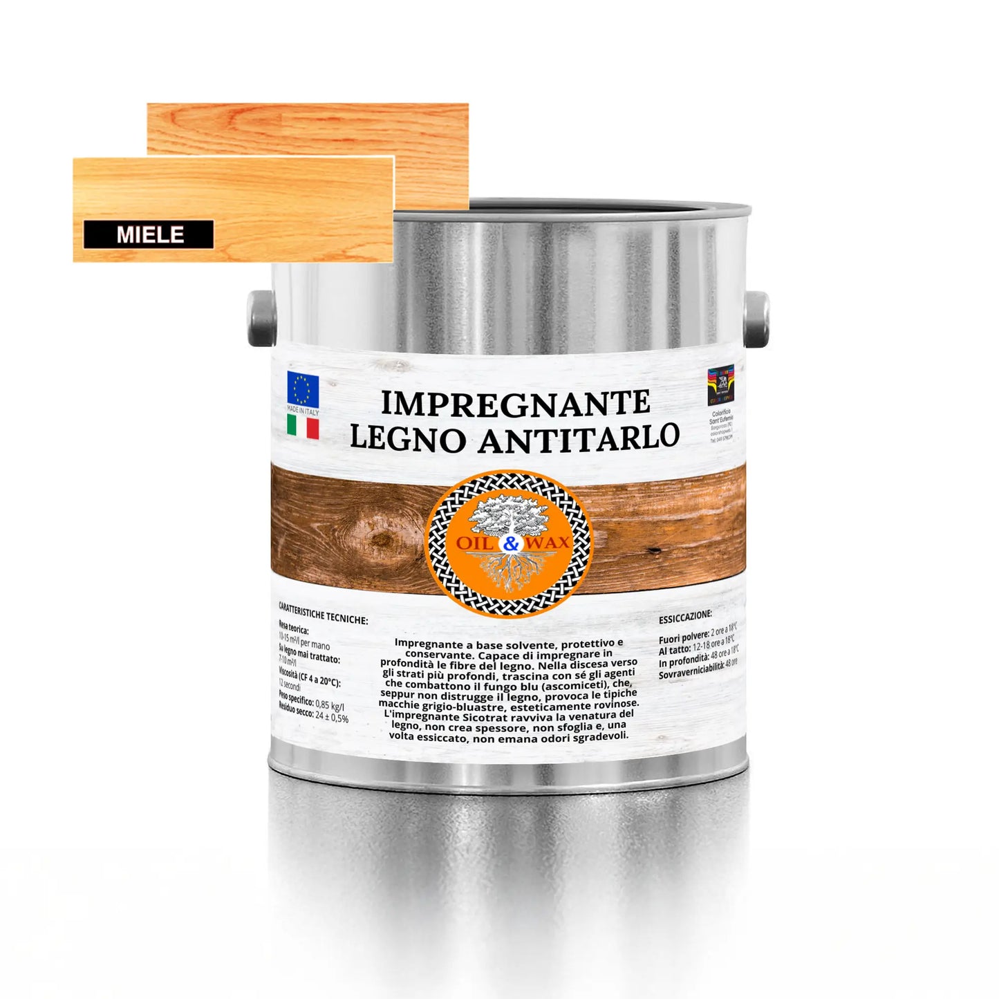IMPREGNANTE Per Legno Interno-esterno Antitarlo Fungicida Antialga PROFESSIONALE - SICOTRAT