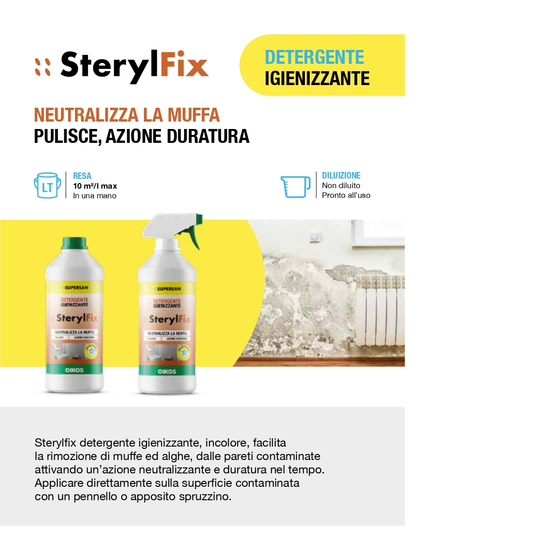 Sterylfix detergente igienizzante neutralizzante