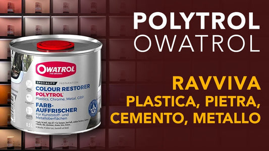 Polytrol Renovador Rigenera L'Aspetto Della Plastica, Pietra, Marmo, Graniti,Vernici E Cromature