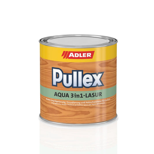 Pullex AQUA-3-1 LASUR Finitura TRASPARENTE-PIGMENTATA all'ACQUA per legno ADLER