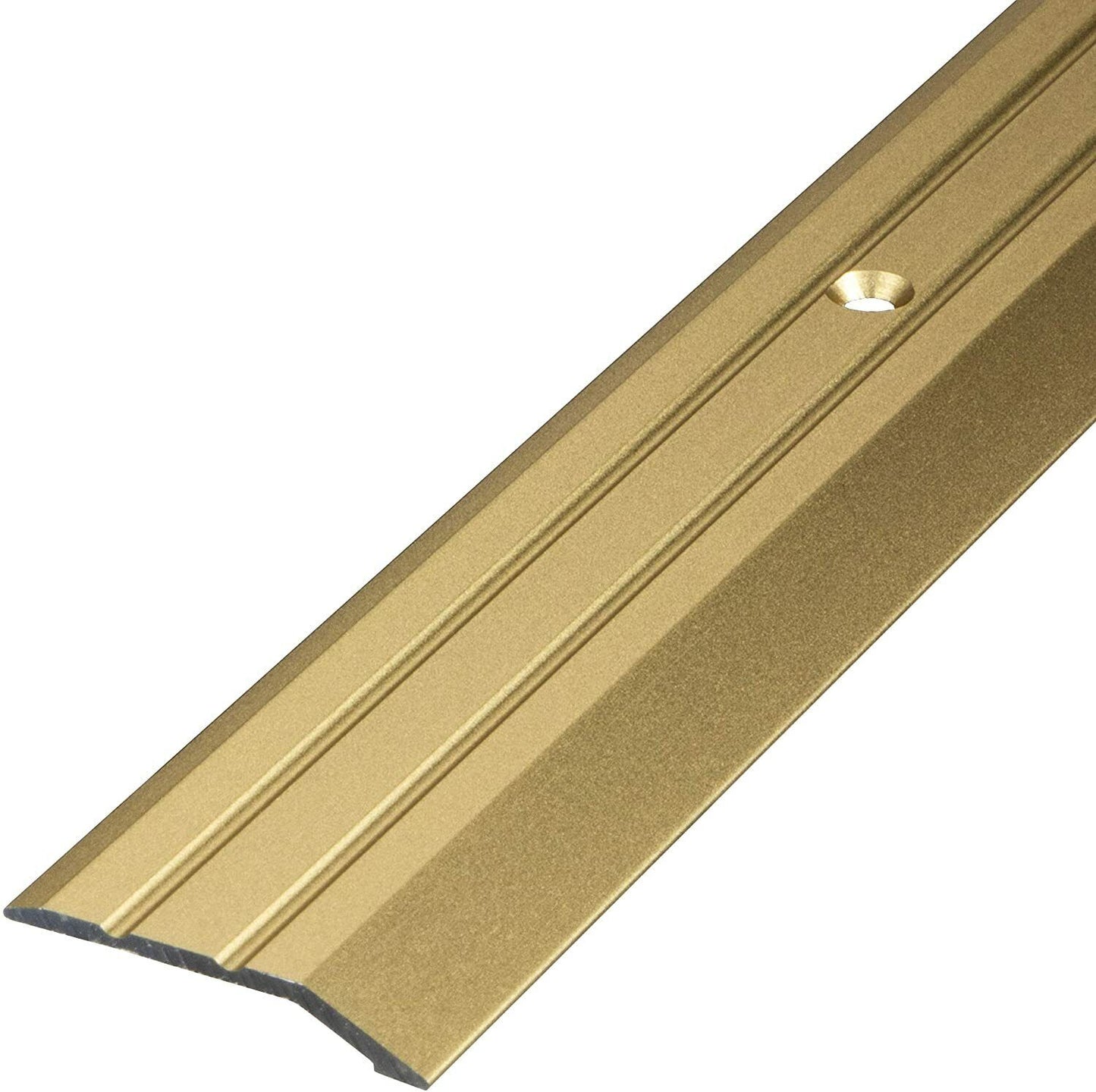 Profilo livello coprisoglia pavimenti alluminio forato inclusi viti e tasselli