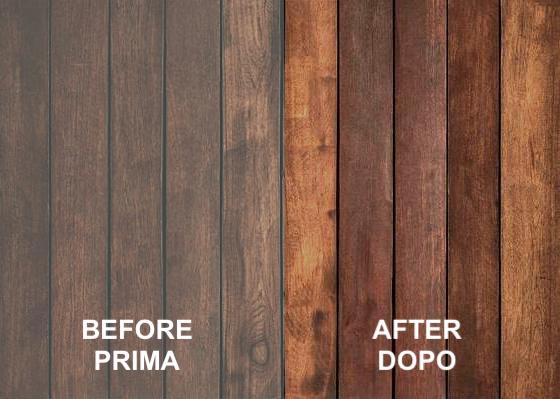 Impregnante legno esterno interno a Cera SOLVENTE 7 colori OIL&WAX