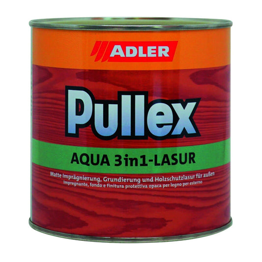 Pullex AQUA-3-1 LASUR Finitura TRASPARENTE-PIGMENTATA all'ACQUA per legno ADLER