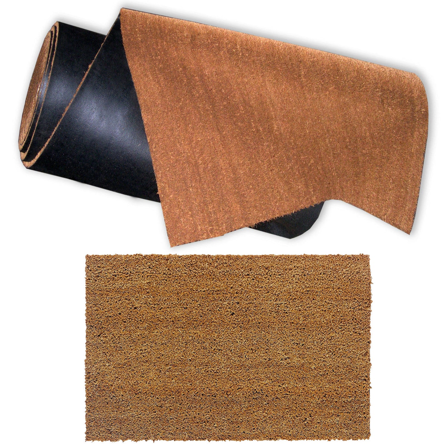 Zerbino Di Benvenuto Semicircolare In Fibra Di Cocco - Antiscivolo, Per Interno Ed Esterno - Foto 3